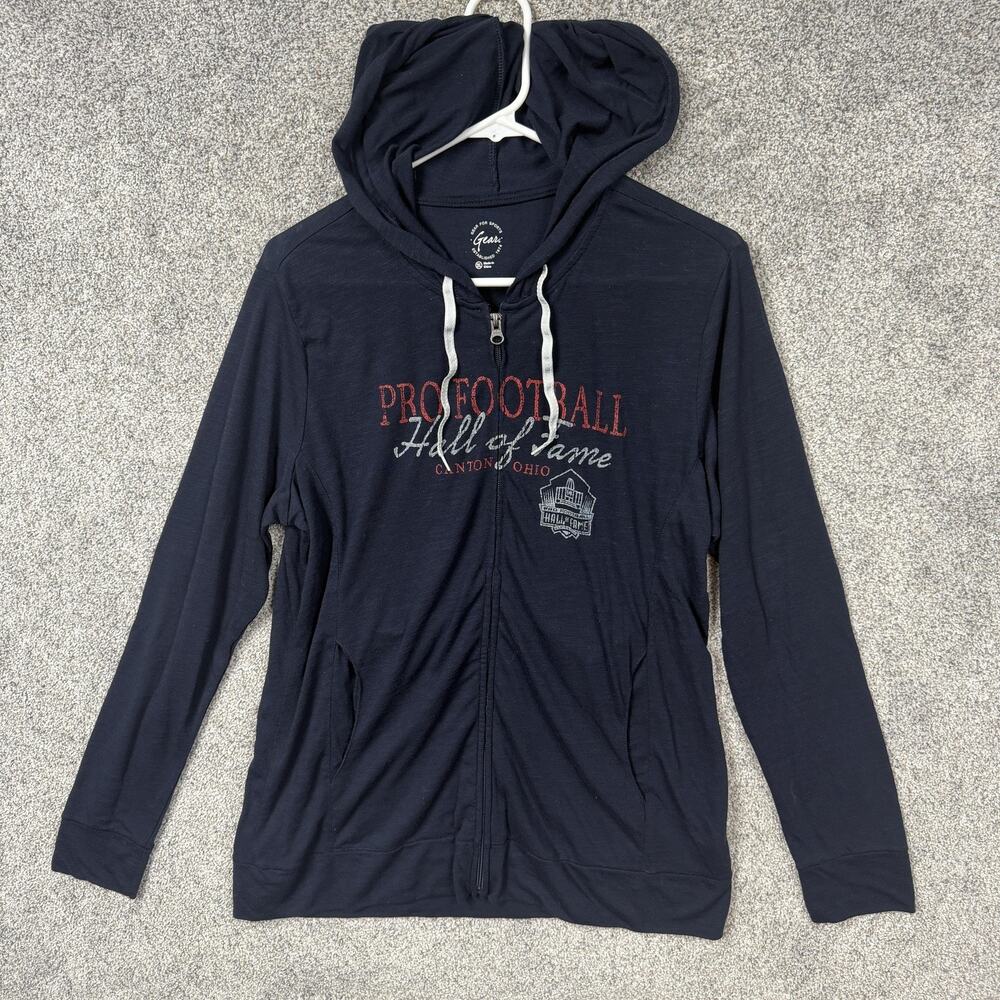 Pro Football Hall Of Fame Hoodie Sweatshirt Mens 2XL Blue NFL Football Gear